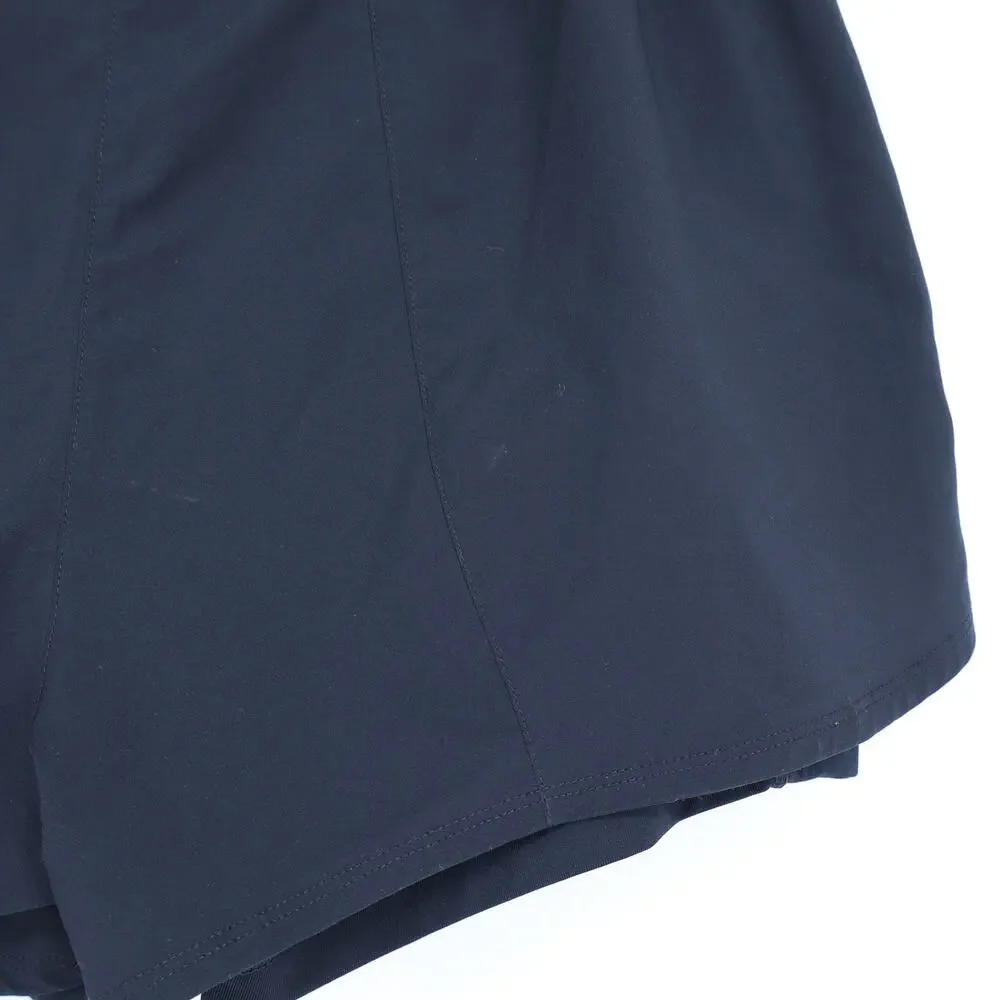 NIKE One Dri Fit 2-in-1 Shorts Black Mid Rise Brief Lined Running Women's M
